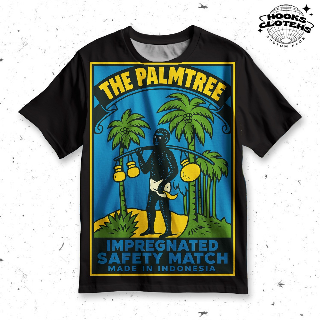 HOOK Kaos Fullprint Lengan Pendek Motif Korek Api Jaman Dulu | HK-KSrek