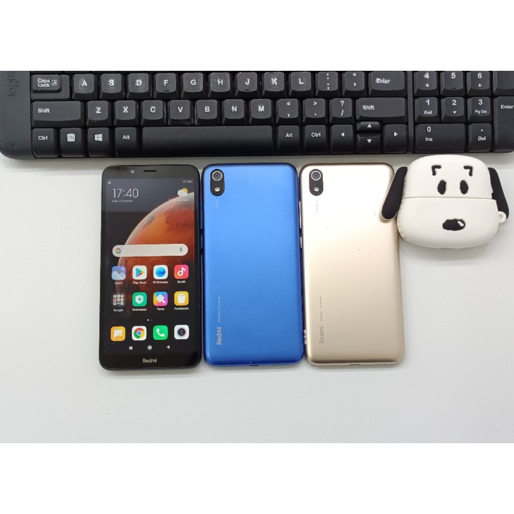 Redmi 7A dual sim 4G second original ram 3/32gb,2/32gb,2/16gb