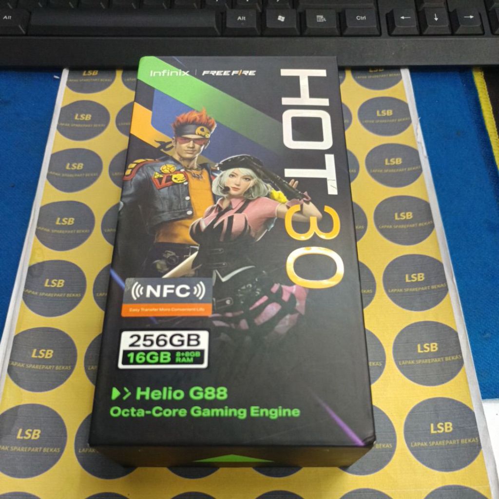 DUS BOX HANDPHONE INFINIX HOT 30 ORIGINAL BEKAS