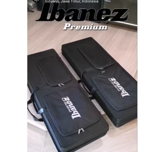 gigbag Ibanez premium original bekas ada sobekan kena cutter bagian depan
