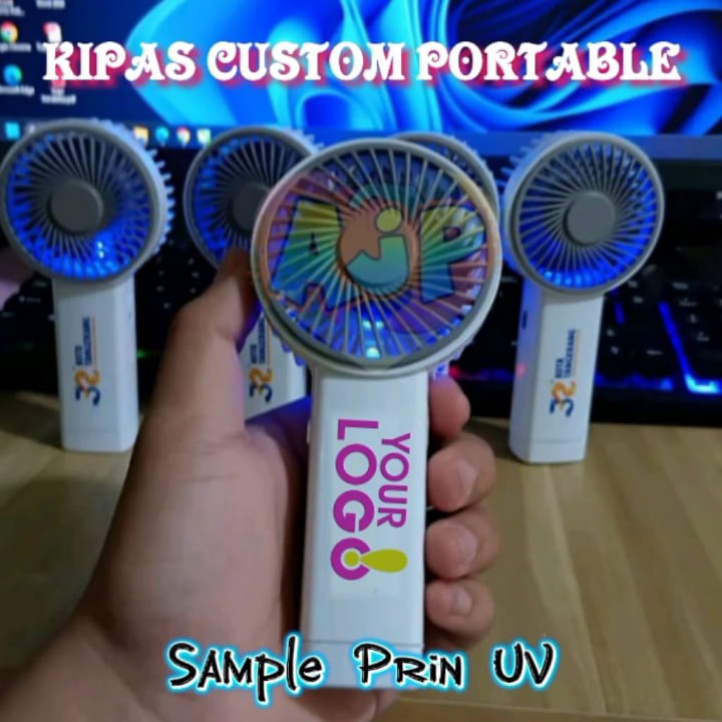 Kipas custom portable/Kipas mini/Kipas souvenir/Kipas promosi/Souvenir murah