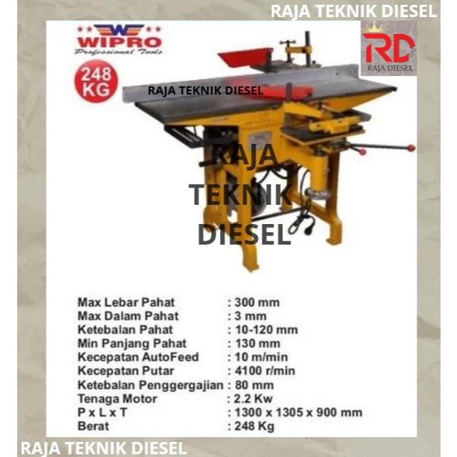 Wipro Planer Kayu Multifungsi Multipurpose for Wood MQ 443 A 12 INCH