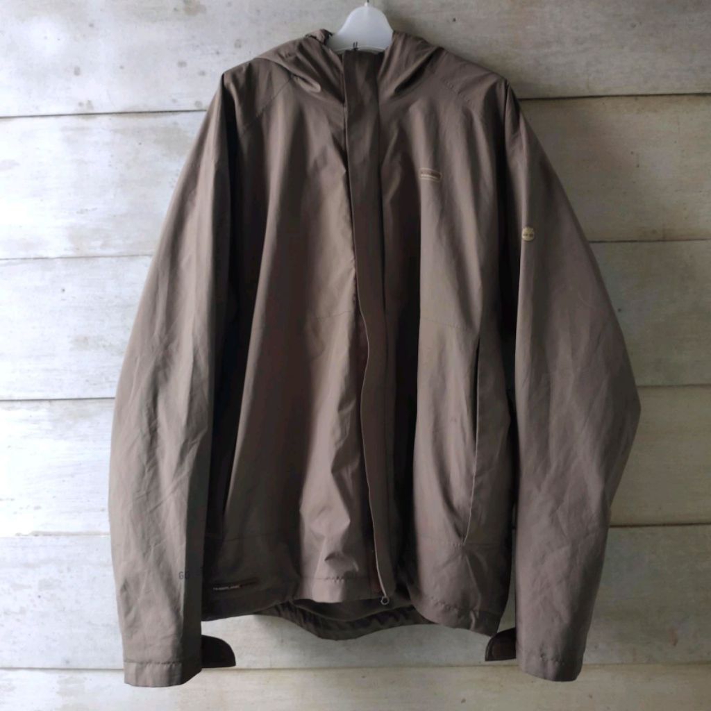 TIMBERLAND - Original Jaket Hoodie Anti-Air Outdoor Hiking Bikers Gore Tex Windproof Jas Hujan