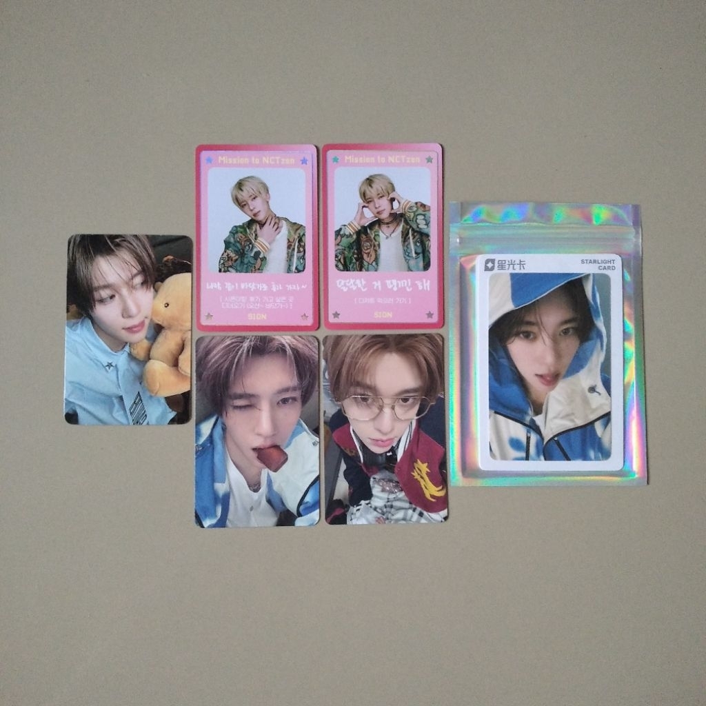 [READY] Photocard Oh Sion Boneka I <3 WISH Steady, Sion Cookie Photobook Poppop, Sion Potter Jewel G
