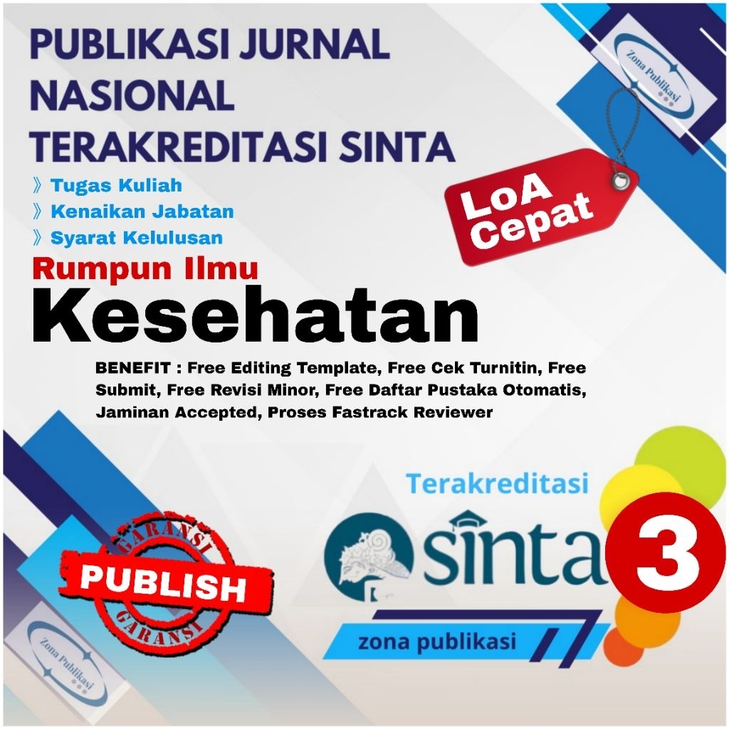 Publikasi Jurnal Kesehatan Sinta 3 Fastrack