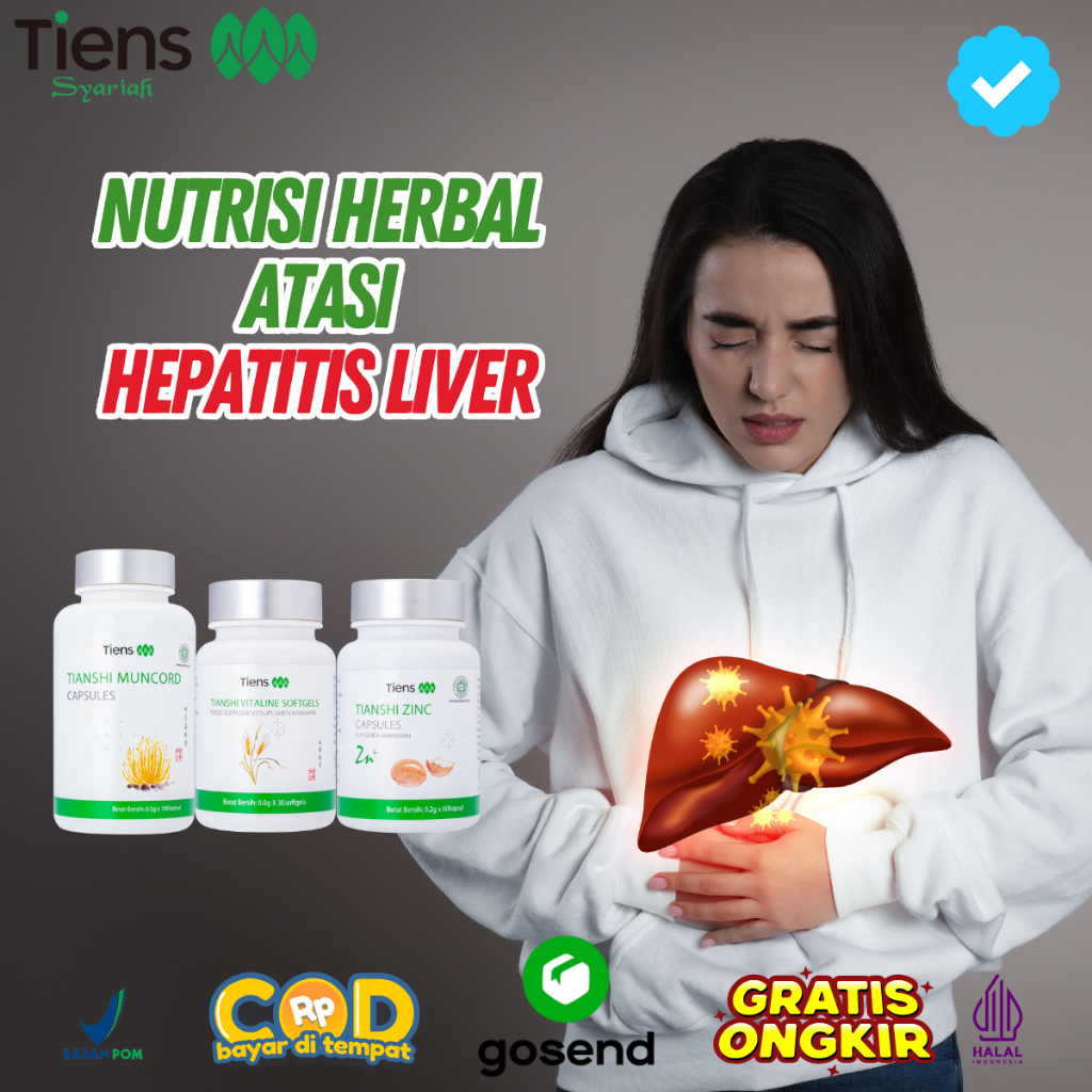 Tiens Tcm Herbal China Hepatitis Hati Liver Ampuh Fitofarmaka Bpom Halal Original