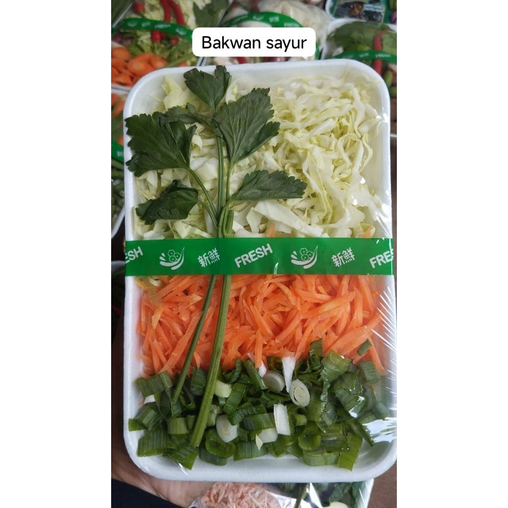Bakwan sayur segar.Sayur paket siap masak.Sayur pack.Sayur segar Aneka sayur siap masak