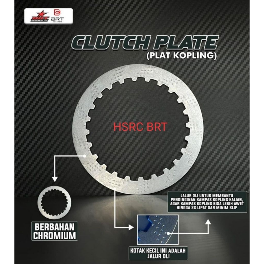 Plat Kopling BRT GEN 2 Plat Gesek Bintik Racing Totol CRF Verza Megapro New KLX 150 140 DTracker GL 