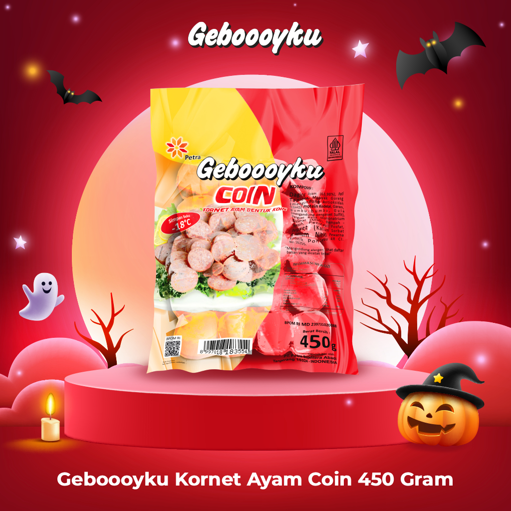 Kornet Ayam Bentuk Coin Geboooyku 420 Gram