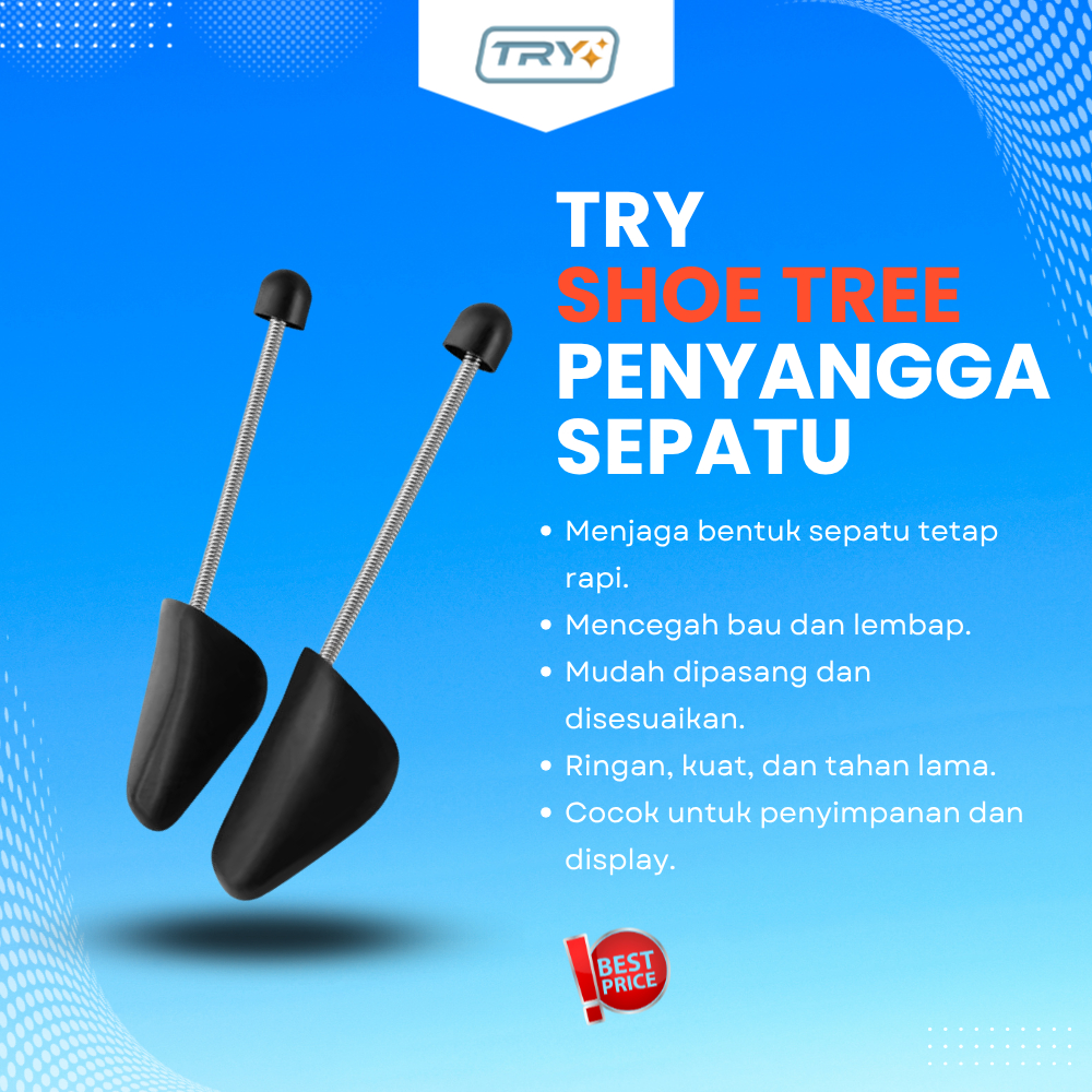 TRY  - Saddle Shoes Tree Sepatu Futsal