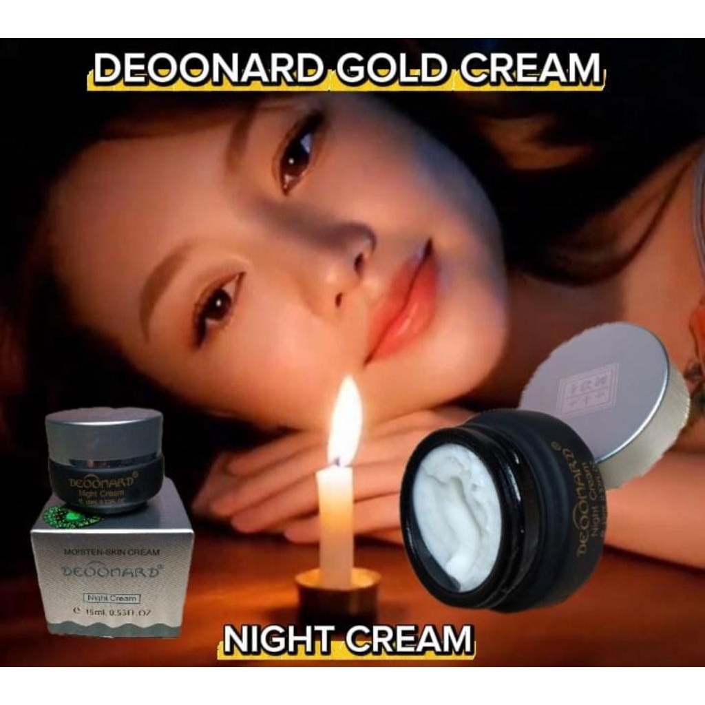 CREAM DEOONARD GOLD SIANG / MALAM