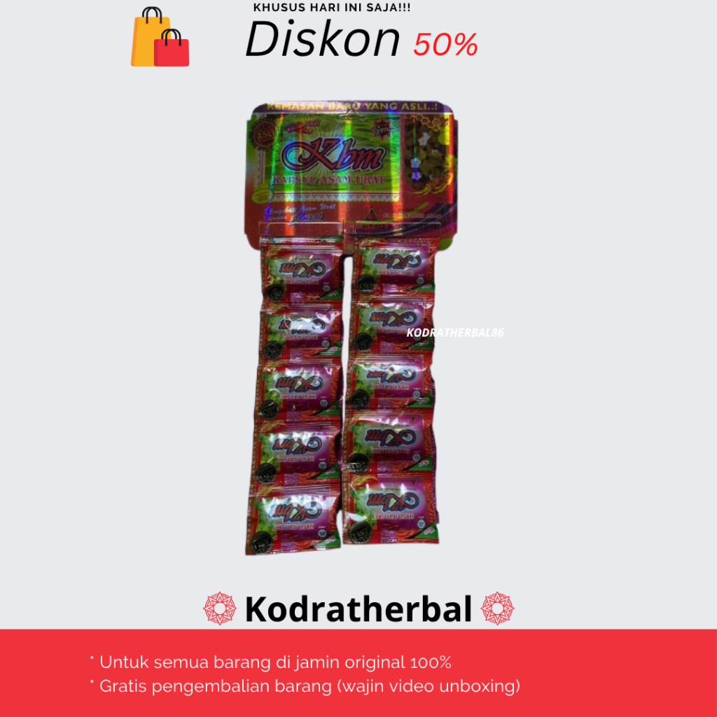 Kbm kapsul obat asam urat ampuh