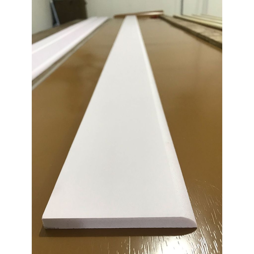 Plint pvc solid 10cm - polos tanpa lapisan