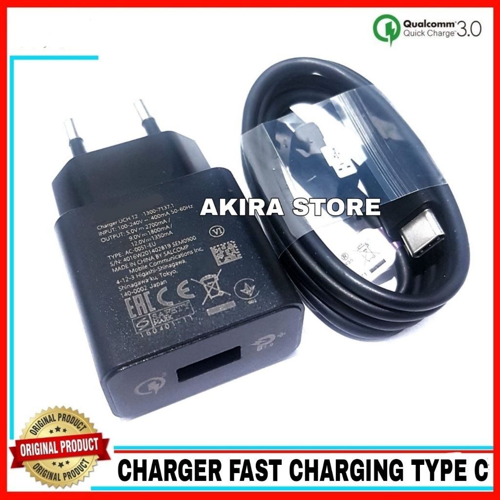 CHARGER FOR SONY XPERIA XZ2 COMPACT XZ3 ORIGINAL FAST CHARGING TYPE C