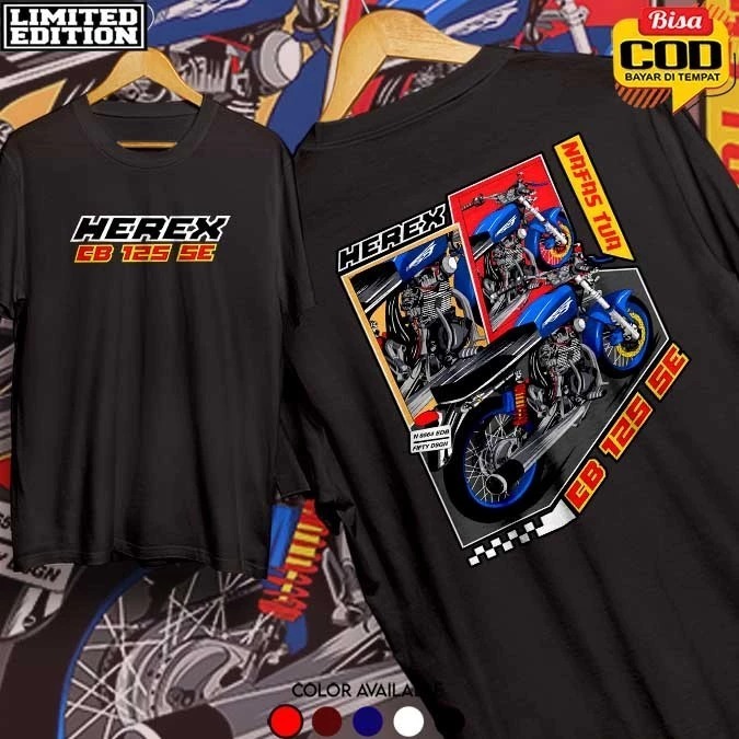 KAOS HEREX MOTOR CB 125 SE KAOS DISTRO HEREX MOTOR CB 125 SE PRIA WANITA