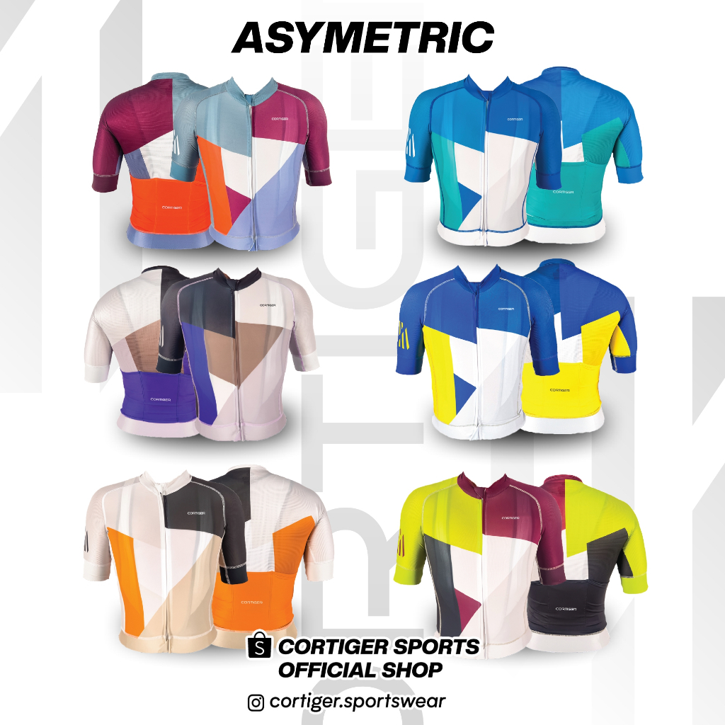 Cortiger Asymetric Series - Jersey Sepeda / Jersey Olahraga  / Jersey Premium