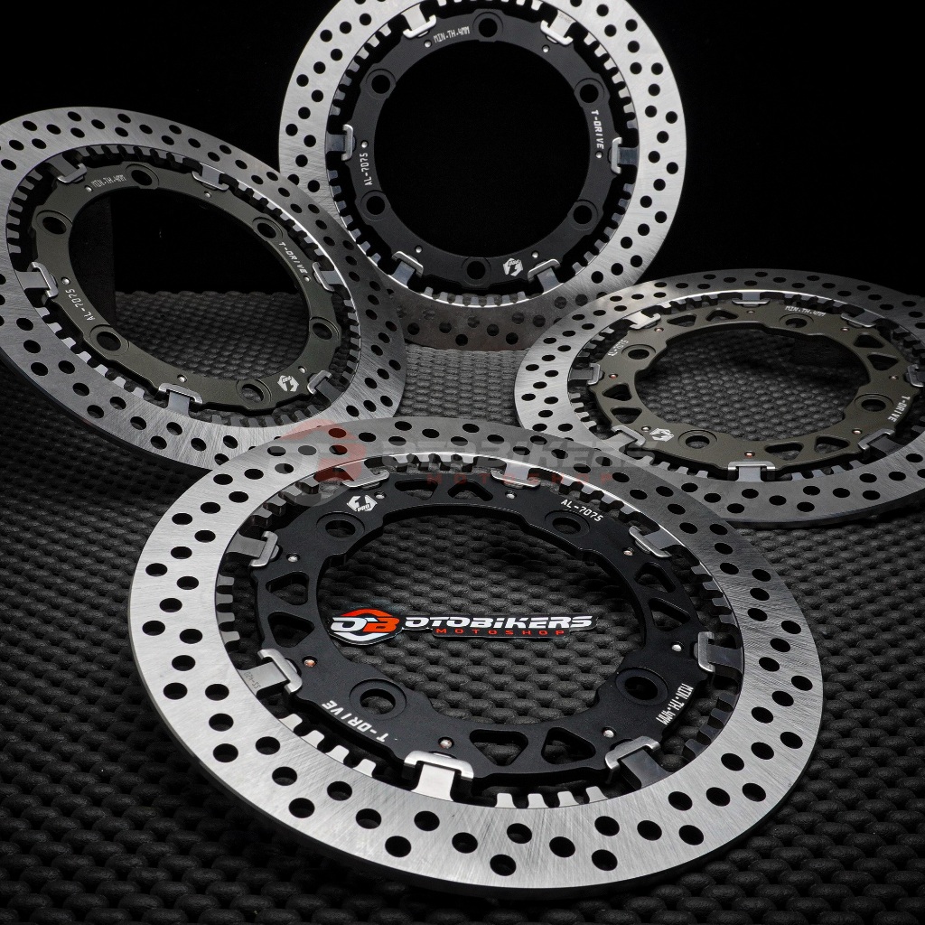 Piringan Cakram PRO1 Floating T-Drive Belakang 230 mm Ninja 150 R SS RR Pro 1 Racing