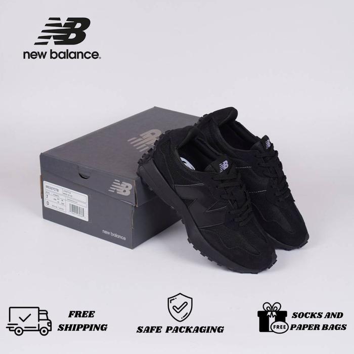 Sepatu New Balance 327 Full Black