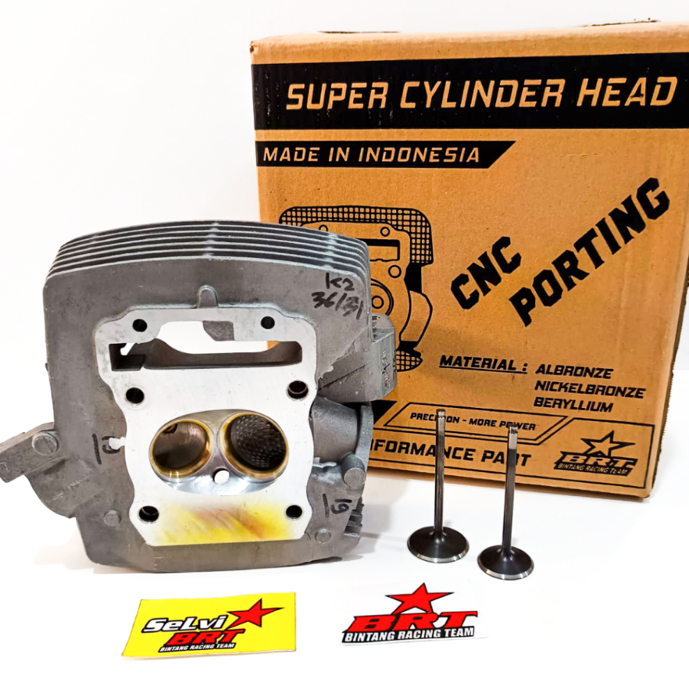 SUPER HEAD BRT ALBRONZE CYLINDER KOP CRF VERZA MEGAPRO NEW 32/27 34/29 36/31 38/33 39/34 CNC PORTING