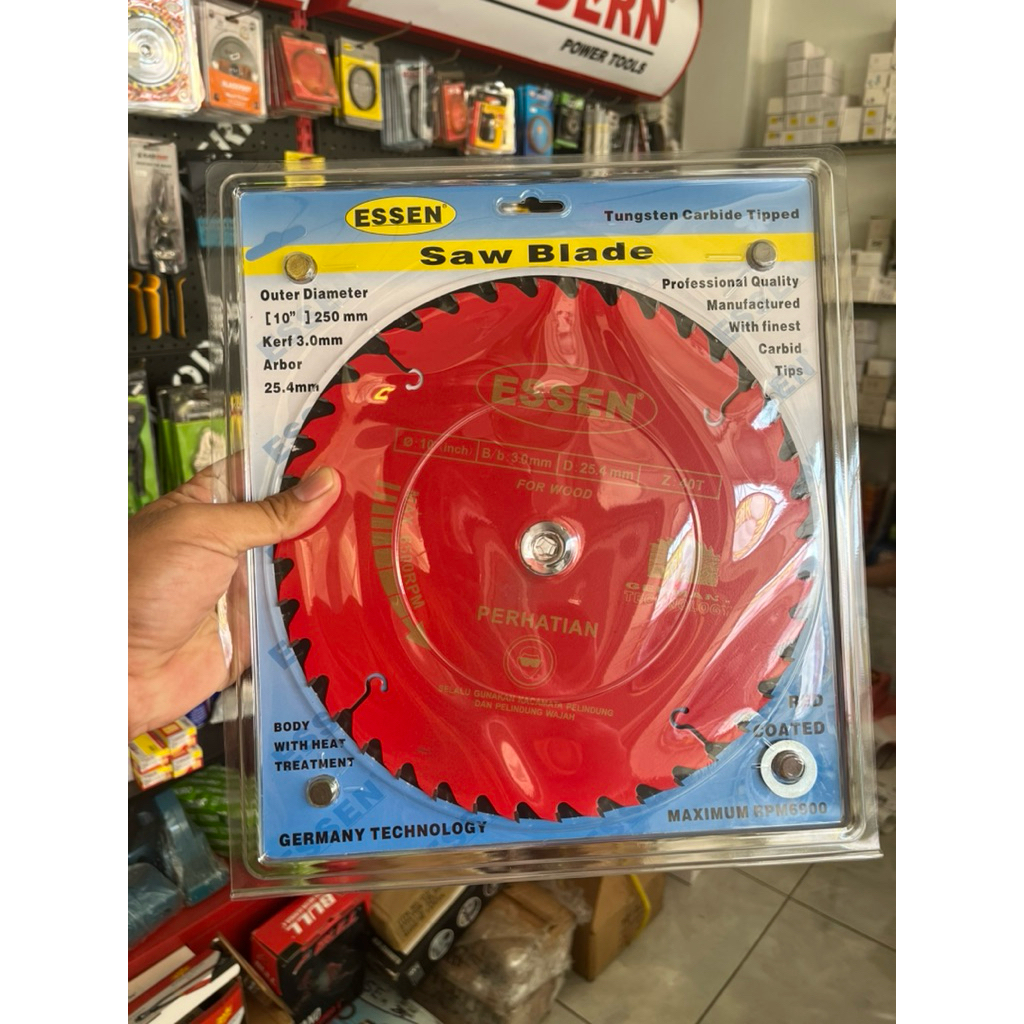 Mata gergaji serkel 10x40T Essen (merah)