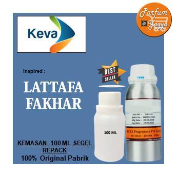 BIBIT PARFUM MURNI KEVA LATTAFA FAKHAR 100 ML | REPACK