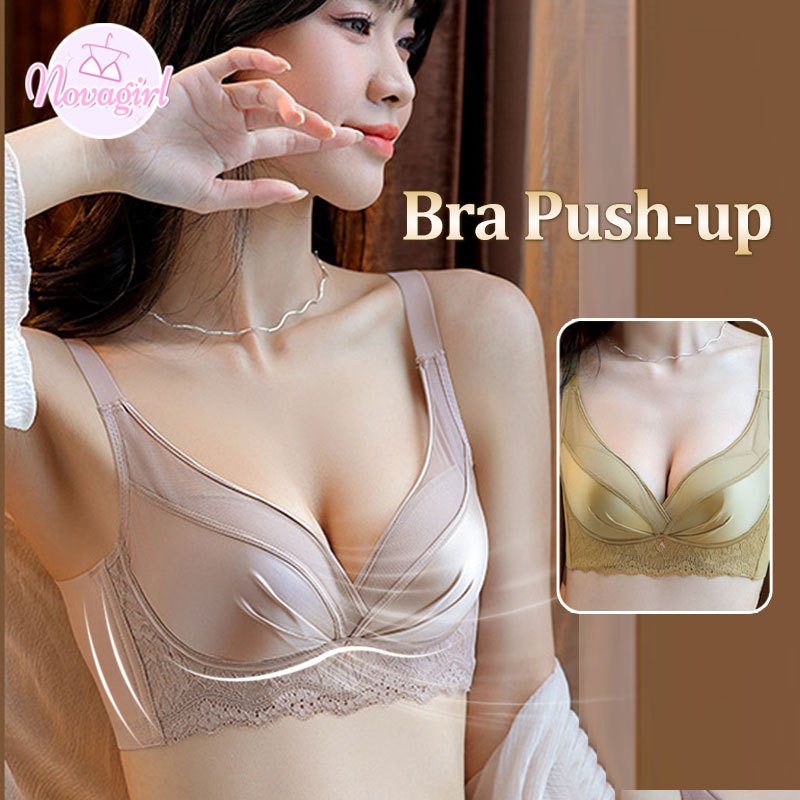 Bra Push Up Tebal Bra Tanpa Kawat Anti Kendur  Bra Spons Tebal Nyaman Digunakan Bra Sport Tipe W Duk