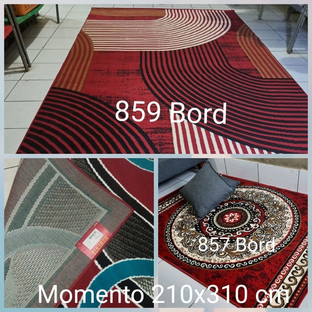 Karpet Besar Minimalis Moderno Momento 210x310 cm Permadani