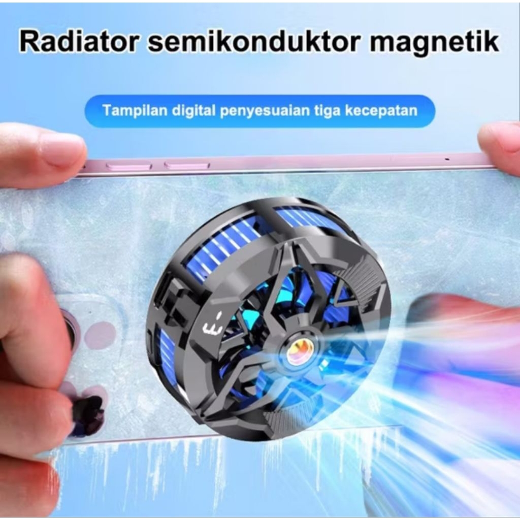 Promo KUCUU Pendingin HP Fan cooler HP Cooling Fan Gaming Cooler For Mobile Phone Ultra Quiet With