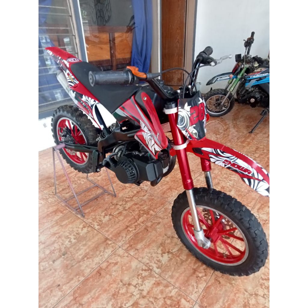 sepeda trail mini 2 tak 50cc, 4 tak 50cc second