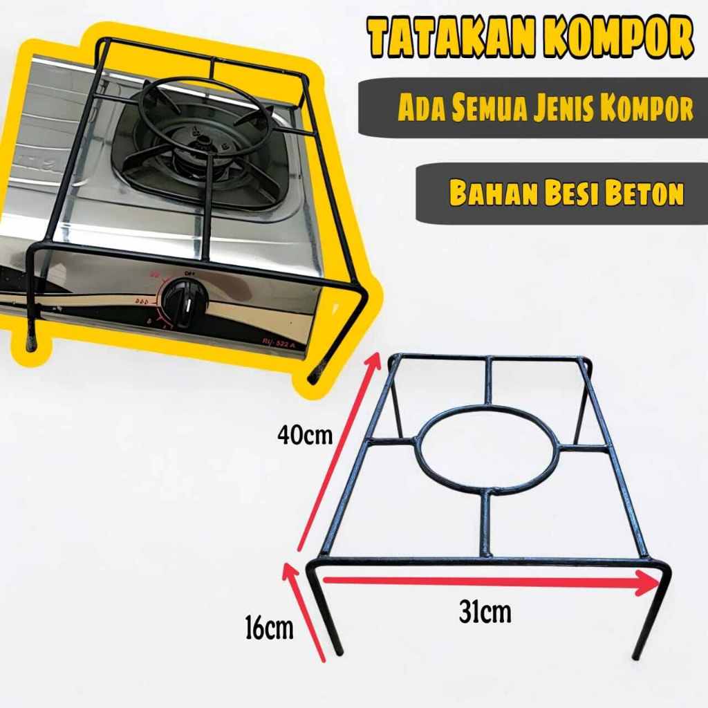 Diskon Tatakan Kompor Gas Oven Anti Licin Tatakan Besi Behel Kompor Gas 1 Tungku Tatakan Oven Kompor