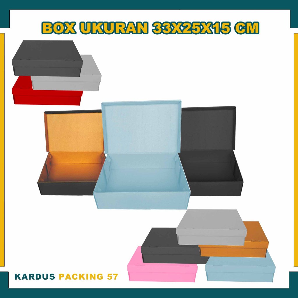 Box 33x25x15 cm / Box Sepatu / Box Hampers / Box Sebaguna