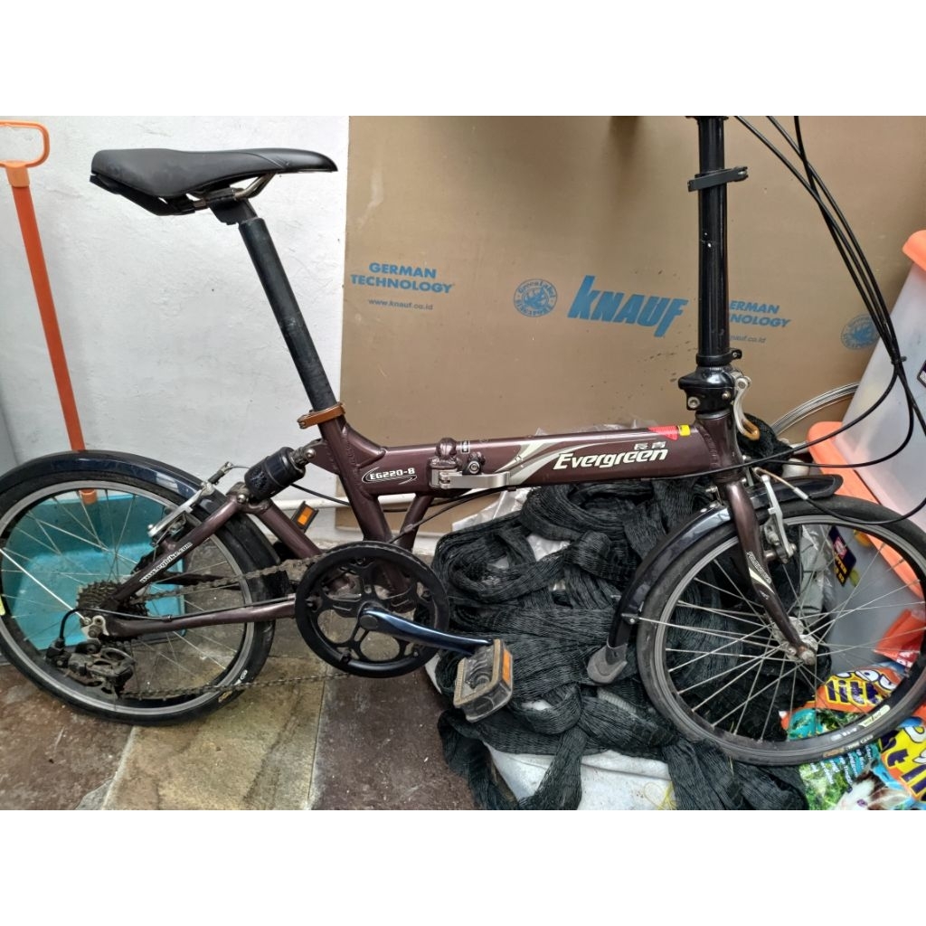 Sepeda Lipat Klasik Langka Evergreen eg220-8