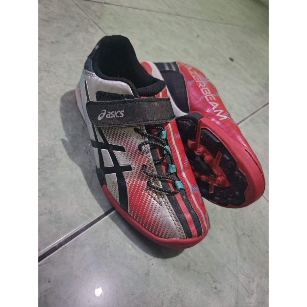 sepatu minisocer anak merek asics second