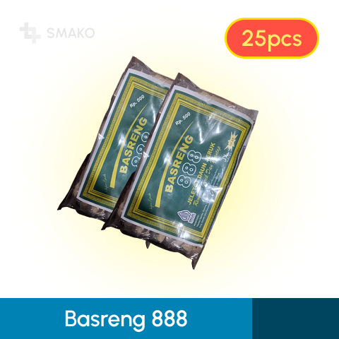 Basreng cap 888 daun jeruk isi 25pcs