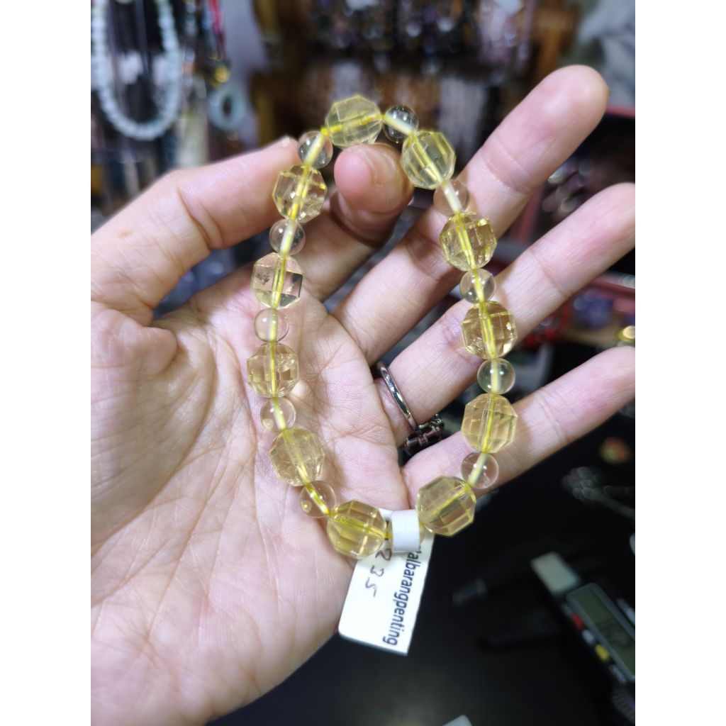 GELANG BERSERTIFIKAT LEMON CITRINE