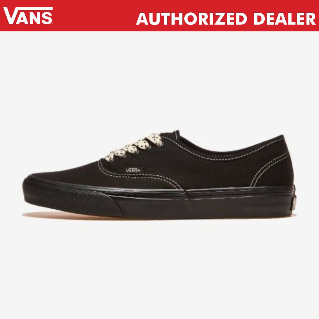 Sepatu Vans Authentic Mono Black Original Pria Wanita