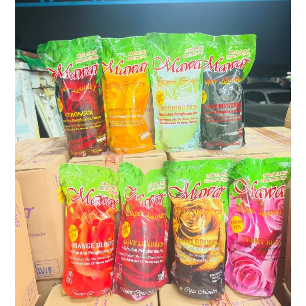 Mawar laundry/ mawa super loundry / mawar super laundry// pewangi dan pelicin pakaian // refill mawa