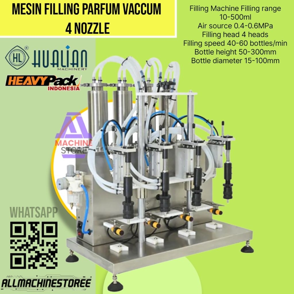 MESIN FILLING PARFUM VACCUM 4-NOZZLE KPL-4XSGZ