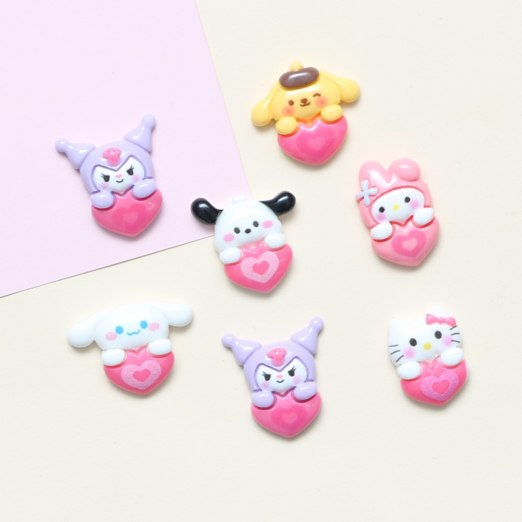 Pin Charm Aksesoris Hiasan Sandal Baim Pin Kancing Sendal Kodok Bahan Pvc