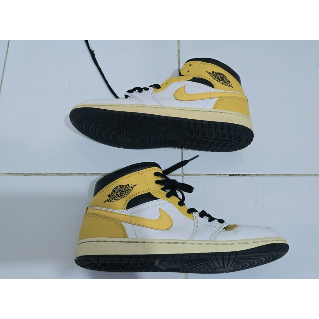 PL NIKE SHOES AIR JORDAN YELLOW ORIGINAL