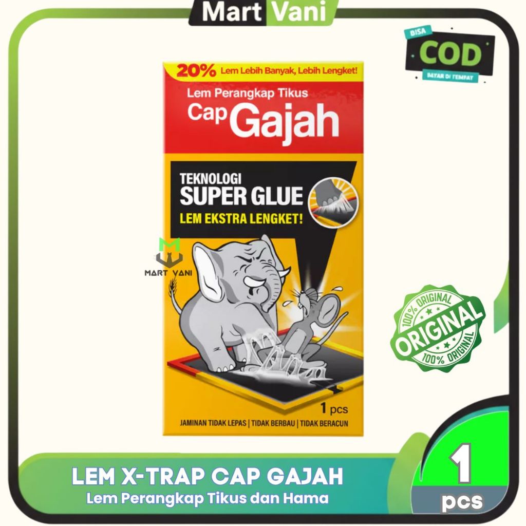 LEM TIKUS Cap GAJAH X-TRAP