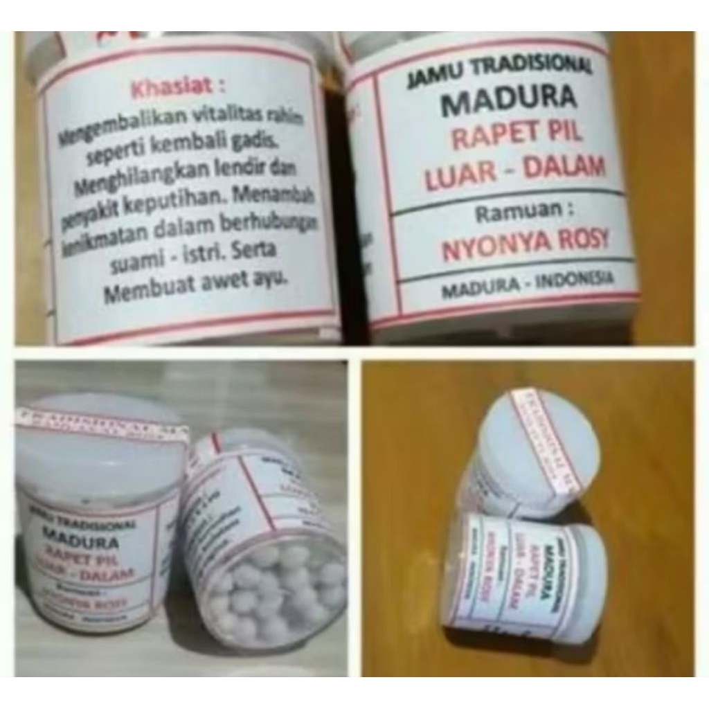 Jamu Tradisional Rapet Luar Dalam Nyonya Rosy Ramuan Madura