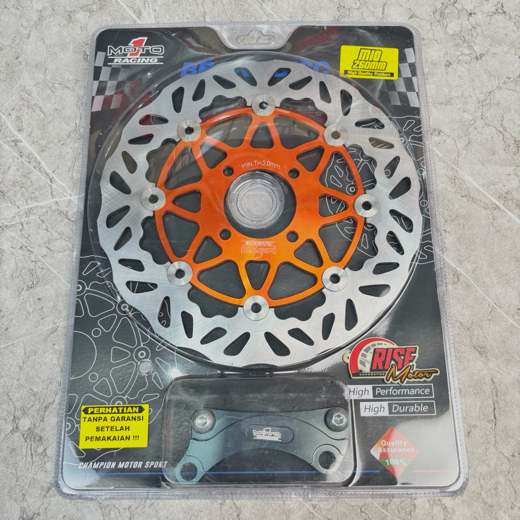 Piringan Cakram Disc Mio 260 MM Orange MOTO 1