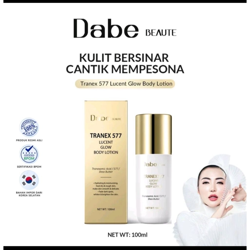 (FREE MASKER) ORIGINAL DABE BEAUTY LOTION — GLOWING PUTIH CERAH