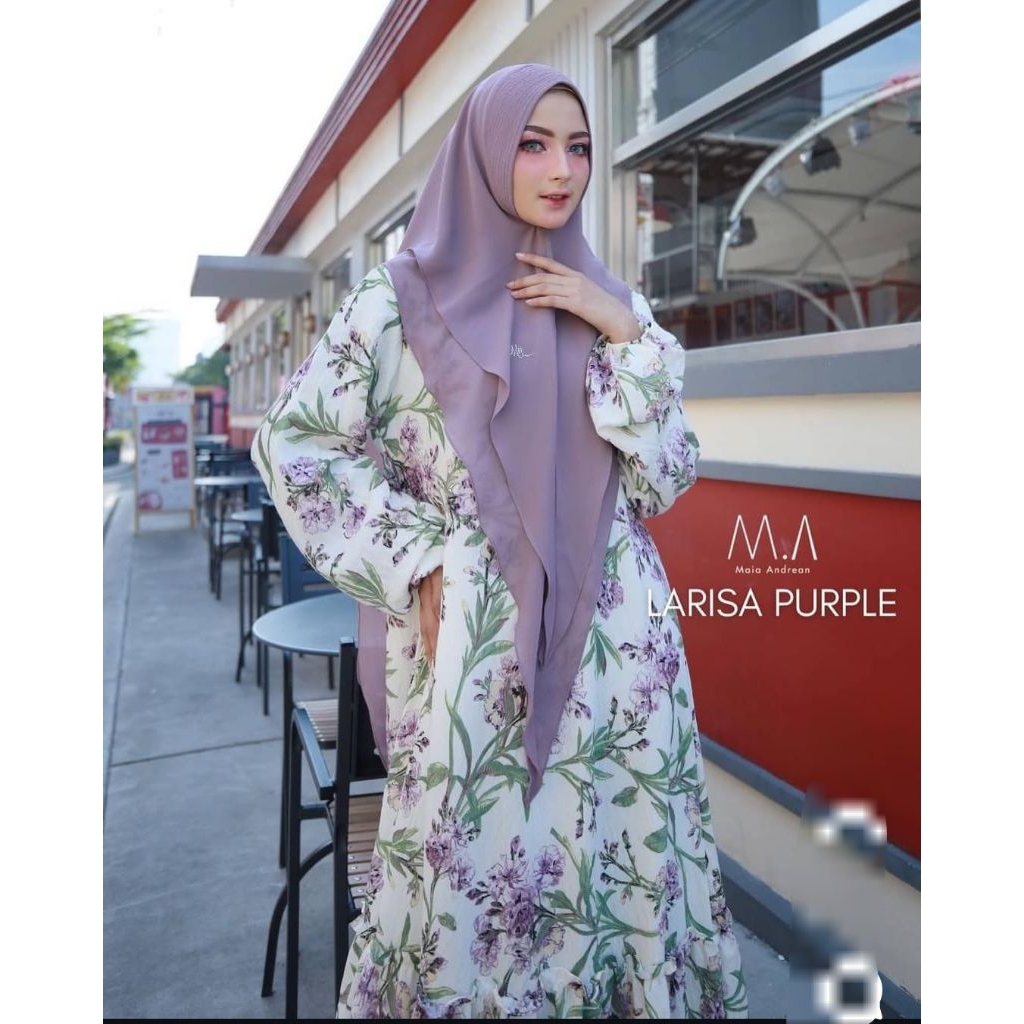 preloved gamis set Khimar Maia andrean