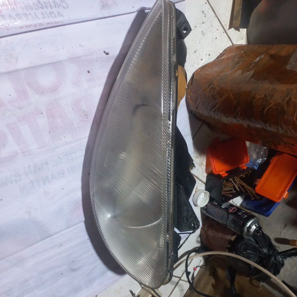 HEADLAMP LAMPU DEPAN PEUGEOT 206 ORIGINAL