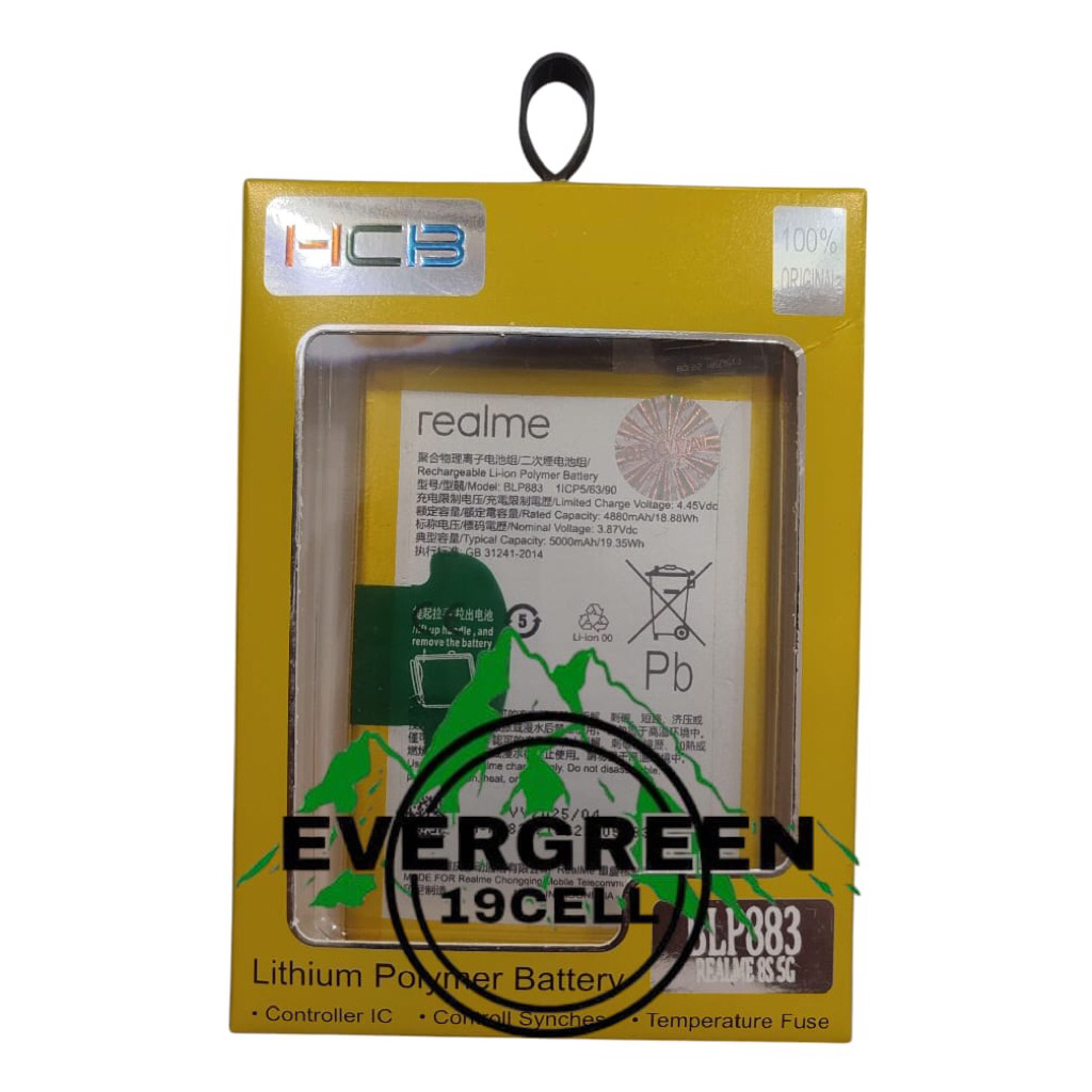 BATRE BATTRAY BATREY BATERAI REALME BLP883 REALME 8S 5G/REALME 9/REALME Q3S HCB BLP-883