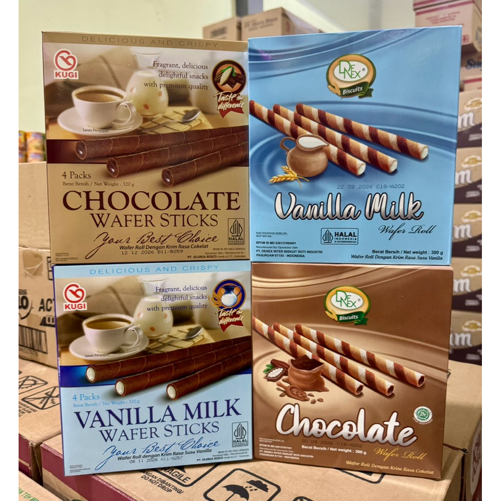 kugi wafer stick 120 gram 1 dus isi 24 pcs