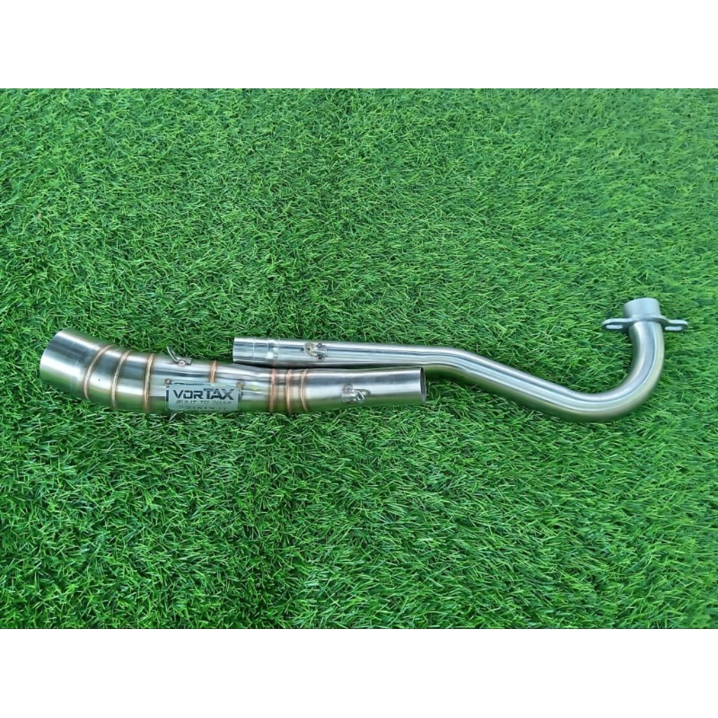 VORTAX BUILT TO ROAR ori leheran knalpot inlet 50mm motor jupiter z1