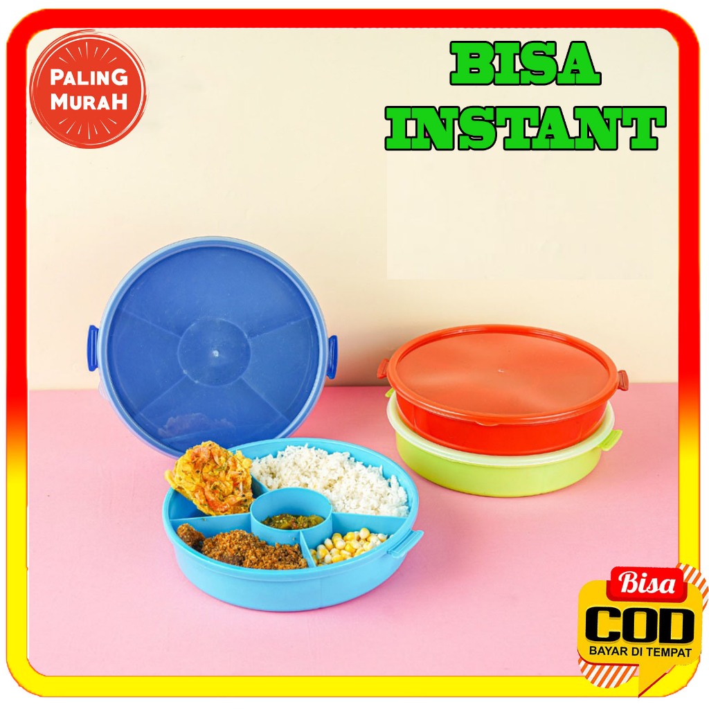 Lunch Box Bento Hatori 5 Sekat High Way Tempat Makan Catering Kantoran Tempat Bekal Anak Sekolah Luc